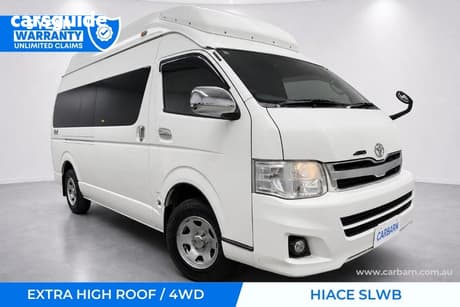White 2012 Toyota HiAce Commercial 4WD