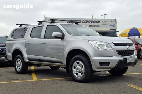 Silver 2013 Holden Colorado Crew Cab Pickup Lx (4X4)