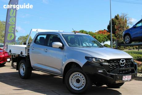Silver 2025 Mazda BT-50 Dual Cab Chassis Xs (4X4)