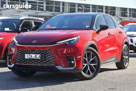 Red 2025 Lexus LBX Wagon Luxury 2Wd (Hybrid)