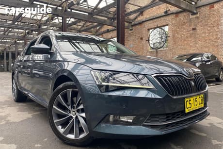 Grey 2017 Skoda Superb Wagon 162 Tsi