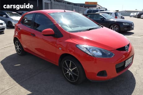 Red 2008 Mazda 2 Hatchback Neo