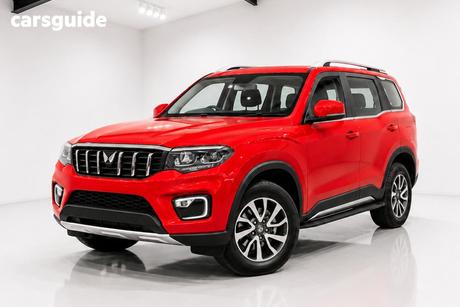 Red 2023 Mahindra Scorpio-N Wagon Z8