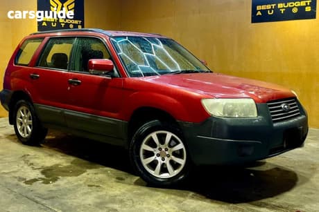 Red 2007 Subaru Forester SUV X MY08