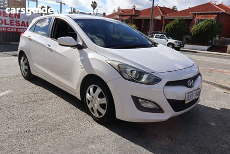 White 2013 Hyundai I30 Hatchback Active