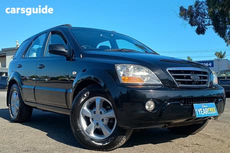 Black 2009 Kia Sorento Wagon Ex