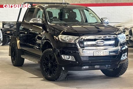 Black 2018 Ford Ranger Dual Cab Utility Xlt 3.2 (4X4)