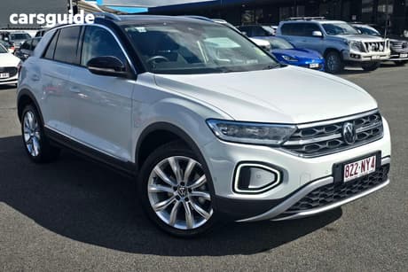 White 2025 Volkswagen T-ROC Wagon 110Tsi Style
