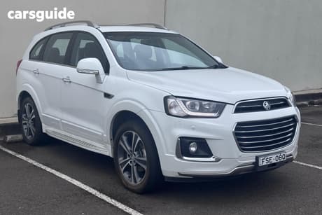 White 2016 Holden Captiva Wagon 7 Ltz (4X4)