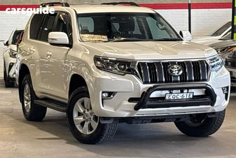 White 2021 Toyota Landcruiser Prado Wagon Gxl
