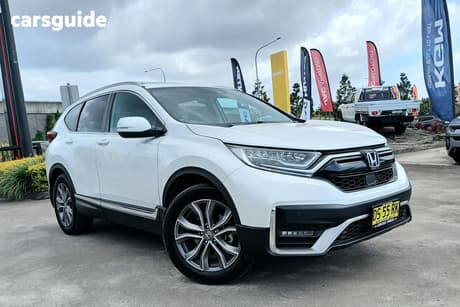 White 2021 Honda CR-V Wagon Vti Lx (Awd) 5 Seats