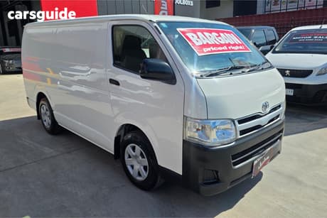White 2013 Toyota HiAce Van Lwb