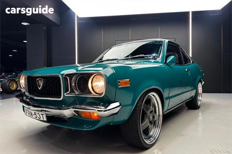 Green 1975 Mazda 808 Coupe SUPER DELUXE R
