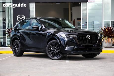 Black 2026 Mazda CX-60 Wagon G40E Gt Hybrid