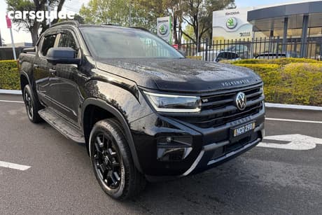 Black 2026 Volkswagen Amarok Dual Cab Utility Dark Label Tdi600 4Motion