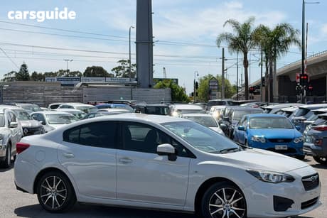 White 2018 Subaru Impreza Sedan 2.0I (Awd)