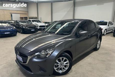Grey 2018 Mazda 2 Sedan Maxx