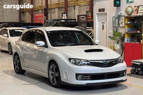 White 2009 Subaru Impreza Hatch WRX STI