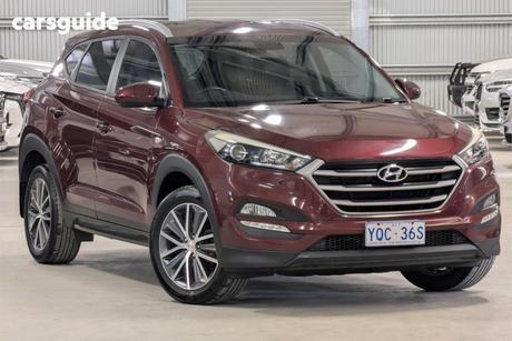 Red 2015 Hyundai Tucson Wagon Active X (Fwd)
