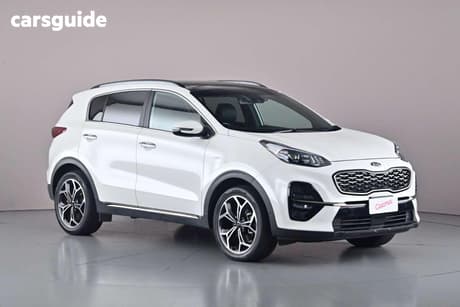 White 2020 Kia Sportage Wagon Gt-Line (Awd)
