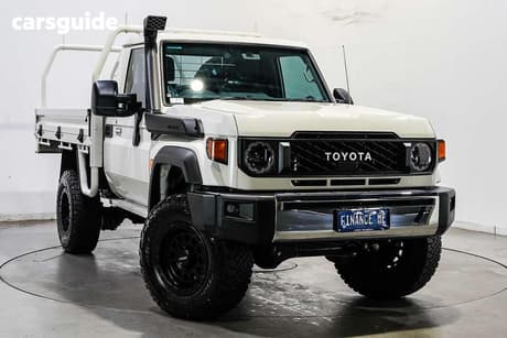 White 2024 Toyota Landcruiser Cab Chassis Lc79 Gxl
