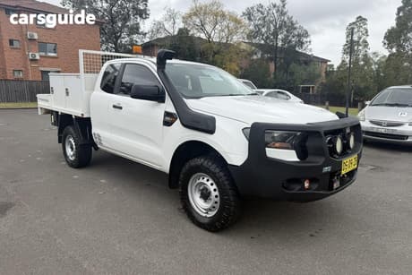 White 2018 Ford Ranger Super Cab Chassis Xl 3.2 (4X4)