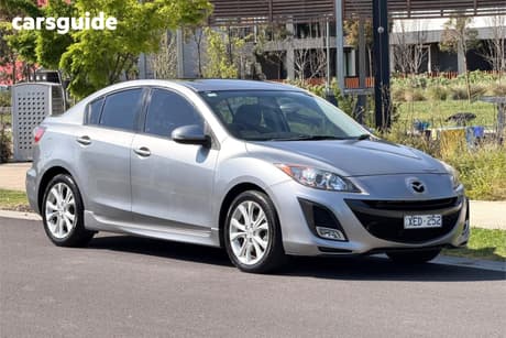Silver 2009 Mazda 3 Sedan Sp25