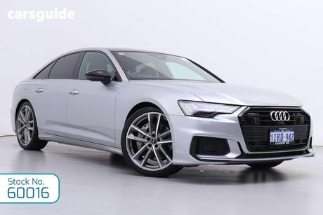 Silver 2019 Audi A6 Sedan 55 Tfsi Quatt S Line (Hybrid)