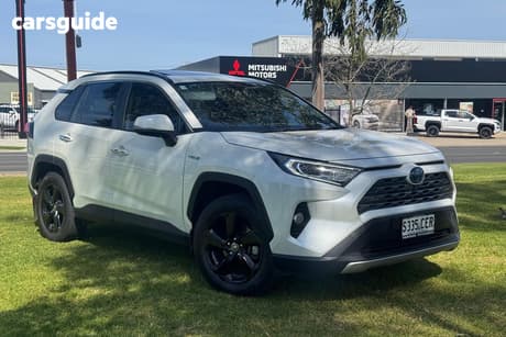 White 2020 Toyota RAV4 Wagon Cruiser 2Wd Hybrid
