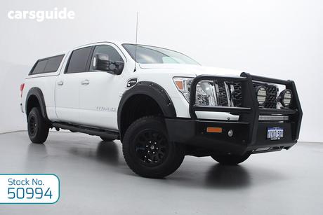 White 2018 Nissan Titan Ute Tray XD