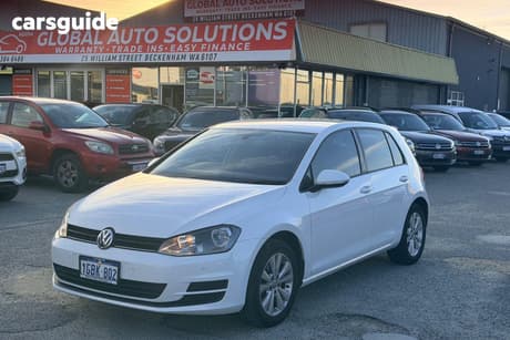 White 2016 Volkswagen Golf Hatch 92 TSI COMFORTLINE AU MY16