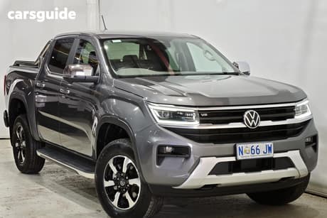 Grey 2025 Volkswagen Amarok Dual Cab Utility Style Tdi600 4Motion