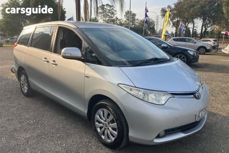 Silver 2007 Toyota Tarago Wagon Gli