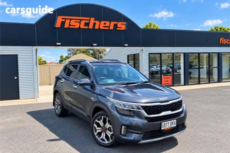 Grey 2021 Kia Seltos Wagon Gt Line (Awd)