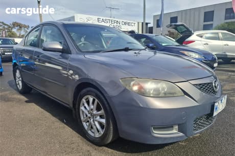 Grey 2007 Mazda 3 Sedan Neo