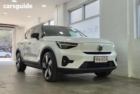 White 2023 Volvo XC40 Wagon Recharge Twin Pure Electric