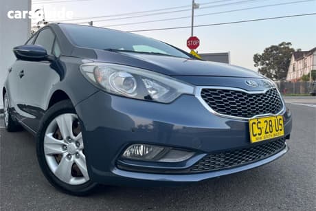 Blue 2015 Kia Cerato Hatchback S