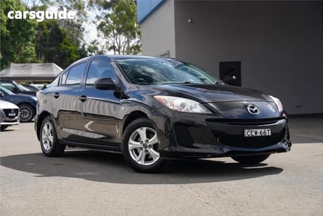 Black 2012 Mazda 3 Sedan Neo