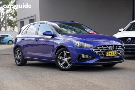 Blue 2021 Hyundai I30 Hatchback