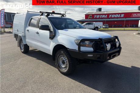 White 2017 Ford Ranger Crew Cab Chassis Xl 3.2 (4X4)