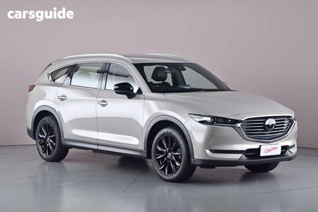 Silver 2022 Mazda CX-8 Wagon Touring Sp (Awd)