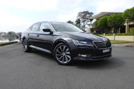 Black 2020 Skoda Superb Sedan 162 Tsi Style