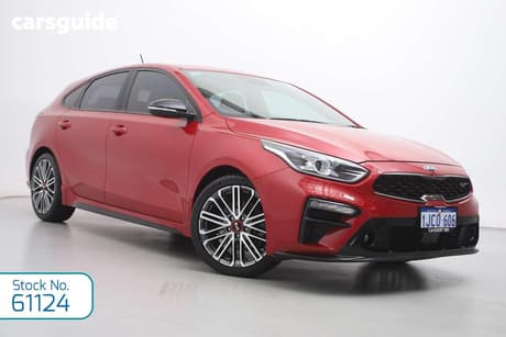 Red 2020 Kia Cerato Hatchback Gt Safety Pack