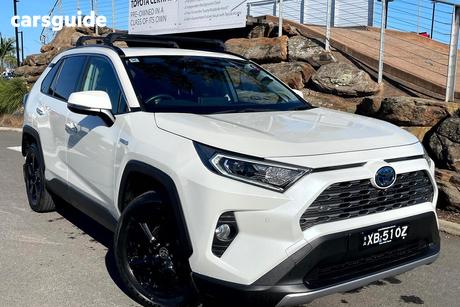 White 2021 Toyota RAV4 Wagon Cruiser (Awd) Hybrid