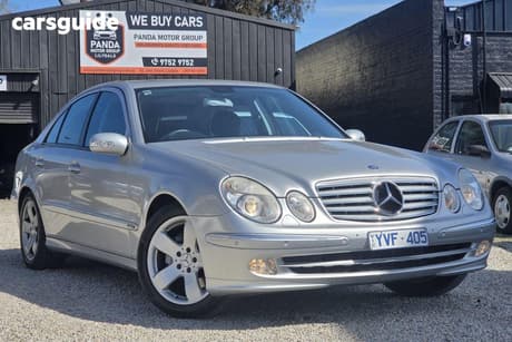 Silver 2003 Mercedes-Benz E500 Sedan AVANTGARDE 211