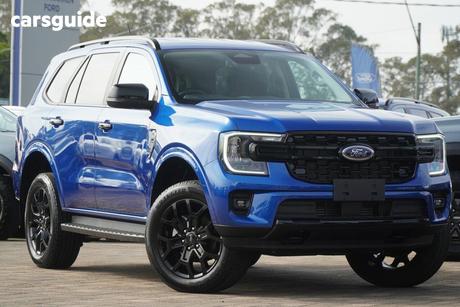 Blue 2025 Ford Everest Wagon Sport (4Wd)
