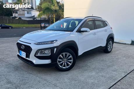 White 2019 Hyundai Kona Wagon Go (Fwd)