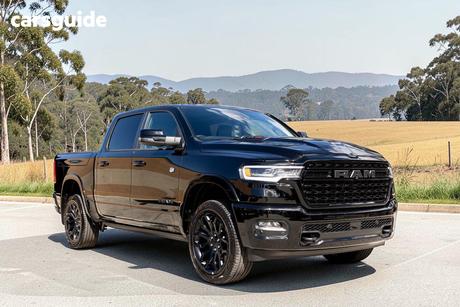 Black 2025 RAM 1500 Crew Cab Utility Limited Rambox Ho Hurricane