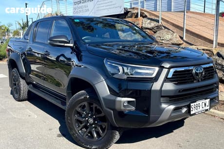 Black 2023 Toyota Hilux Double Cab Pick Up Rogue (4X4)