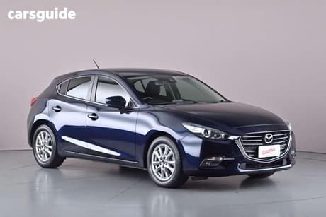 Blue 2018 Mazda 3 Hatchback Maxx Sport